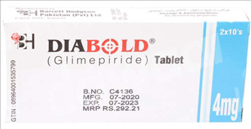 Picture of Diabold 4mg Tab 10x2s